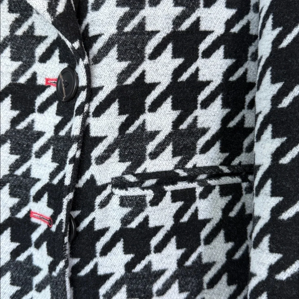 Avec Les Filles Black White Houndstooth Coat - BNWT - Picture 3 of 5